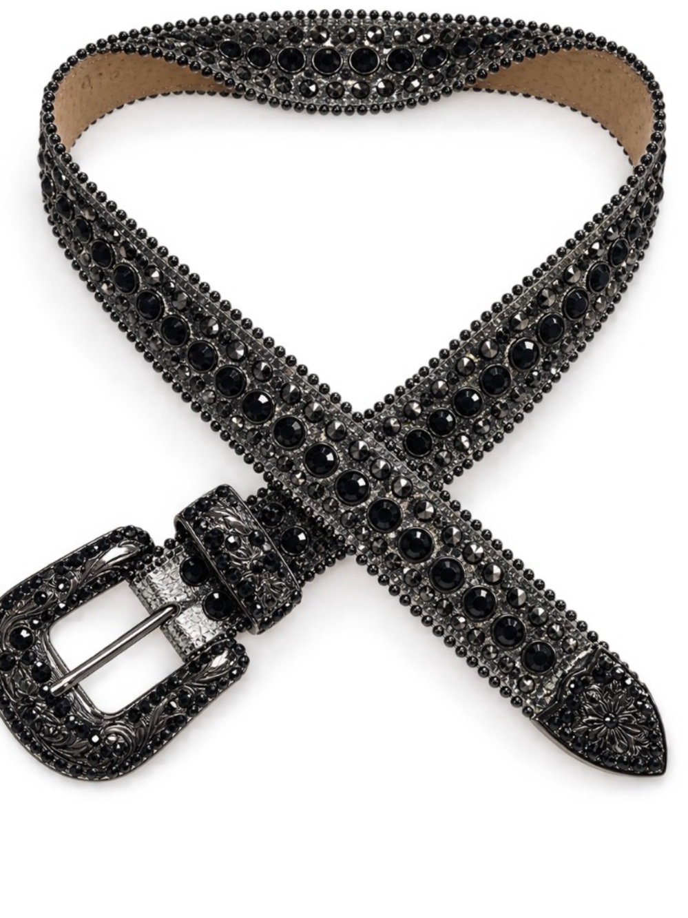 B.B Simon western bling belt